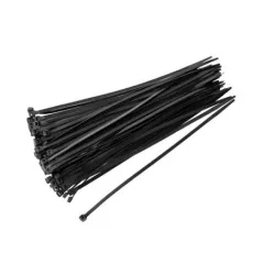 Colier PVC 200x4.8 mm set/25 buc negru