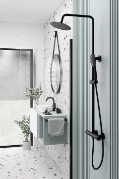 Coloana dus Kuchinox Bordo PKB 70TD, cu bat termostat, negru
