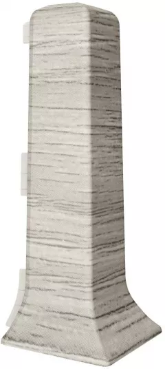 Colt exterior pentru plinta Linela 409, gri, set doua bucati