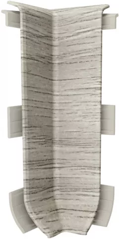 Colt interior pentru plinta Linela 409, gri, set doua bucati