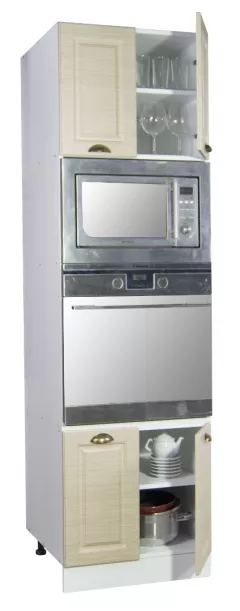 Corpuri de bucatarie - Corp inalt bucatarie MDF Square, 60 cm, fag, olint.ro