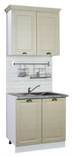 Corp inferior bucatarie MDF Square, 80 cm, fag