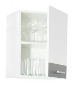 Corp suspendat bucatarie PAL Sarona, 40 cm, alb/antracit