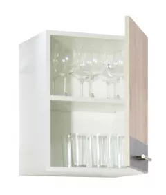 Corpuri de bucatarie - Corp suspendat bucatarie PAL Sarona, 40 cm, sonoma/antracit, olint.ro