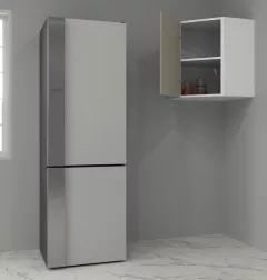 Corp suspendat colt bucatarie MDF Square, 60 cm, fag