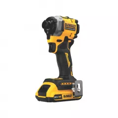 DeWalt masina de insurubat, compacta, cu impact, motor fara perii, tensiune 18V, model DCF850D2T-QW cu doi acumulatori de 2 Ah