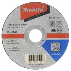 Disc taiere metal Makita 115x2.5 D-18661