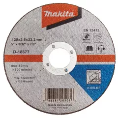 Disc taiere metal Makita 125x2.5 D-18677