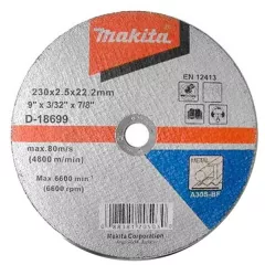 Disc taiere metal Makita 230x2.5 D-18699