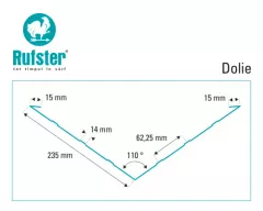 Dolie mare Rufster Premium 0,5 mm grosime 7016 MS gri-antracit mat structurat
