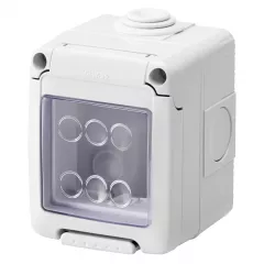 Infrastructura - Doza modulara, aparenta, GEWISS GW27042, 2 module, grad de protectie IP55, olint.ro