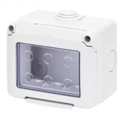 Infrastructura - Doza modulara, aparenta, Gewiss GW27043, 3 module, grad de protectie IP55, olint.ro