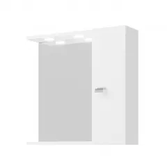 Dulap baie cu oglinda si iluminare, Savini Due Eko 199/LED, 58.4 x 15.1 x 57.1 cm