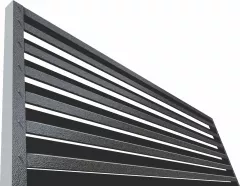 Element jaluzea pentru gard, Rufster, grosime 0,50 mm, finisaj 7016MS gri antracit, lungime 2000 mm