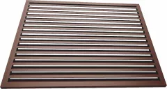 Element jaluzea pentru gard, Rufster, grosime 0,50 mm, finisaj 8017MS maro, lungime 1250 mm