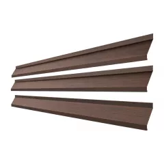 Element jaluzea pentru gard, Rufster Z95, grosime 0,45 mm, finisaj texturat, culoare Stejar Dark, lungime variabila