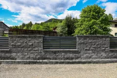 Element pentru gard, model Gardeo SYMM 82, culoare gri antracit
