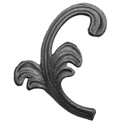 Element pentru lucrari fier forjat tip frunza 52.004