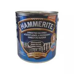 Email Hammerite pentru metal, culoare maro inchis, finisaj lucios, ambalare 2.5 L