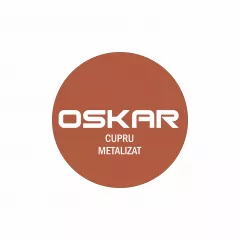 Email tip 3 in 1 pentru metal, cu efect anticoroziv, de grunduire si decorare Oskar direct pe rugina, culoare cupru metalizat, ambalare 0.5 L