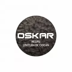 Email tip 3 in 1 pentru metal, cu efect anticoroziv, de grunduire si decorare Oskar direct pe rugina, culoare negru lovitura de ciocan, ambalare 2.5 L
