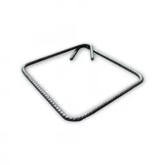 Etrier din otel, dimensiuni 150 x 150 x 6 mm