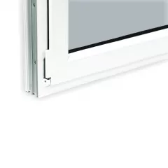 Fereastra Alidor cu dubla deschidere, dimensiune 58 x 58 cm, grosime 7,5 cm, culoare alba