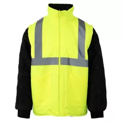 Geaca protectie reflectorizanta Brighton 2 in 1, marimea XXL