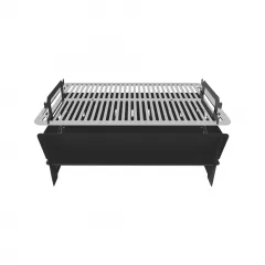 Gratar BBQ Rufster, 50 x 32 cm, pliabil, 3 pozitii pentru ajustarea inaltimii