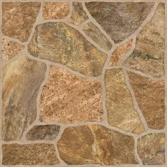 Gresie portelanata, mata, rectificata, pentru interior sau exterior,  Quartzite Maro, dimensiune 33 x 33 cm