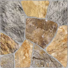 Gresie portelanata, mata, pentru interior si exterior, Terra Multicolor, dimensiune 45 x 45 cm