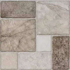 Gresie portelanata, mata, pentru interior si exterior, Molivos Gray, dimensiune 50 x 50 cm