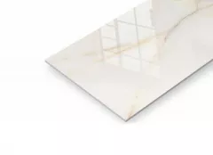 Gresie portelanata, polisata, rectificata, pentru interior sau exterior, Onyx Crema, dimensiune 60 x 120 cm