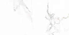 Gresie portelanata, polisata, rectificata, pentru interior sau exterior,  Statuario Marble, dimensiune 60 x 120 cm