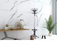 Gresie portelanata, polisata, rectificata, pentru interior sau exterior, Perseo Carrara, dimensiune 60 x 120 cm