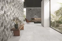 Gresie portelanata, rectificata, mata, interior/exterior, Sardes grey 60 X 120 cm, clasa de trafic intens