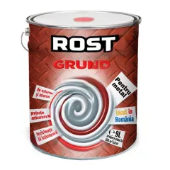 Grund pentru metal, culoare gri, ambalare 9 L