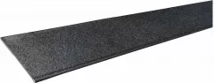 Intaritura pentru gard tip jaluzea, grosime 0,5 mm, lungime 2 m, culoare neagra RAL 9005MS M2P3, vopsita pe ambele fete