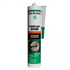 Adezivi & Siliconi - Izolant pentru acoperisuri bituminoase Den Braven Tixoplast Bitum, negru, 280 ml, olint.ro