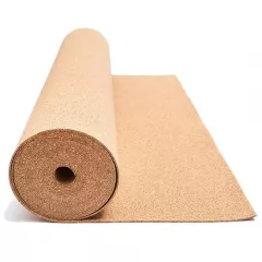 Izolatie din pluta dimensiune 1x10 m grosime 2 mm culoare maro