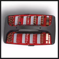 Kit freza de polizat si gravat Einhell TH MG 135E, 135 W, 189 accesorii