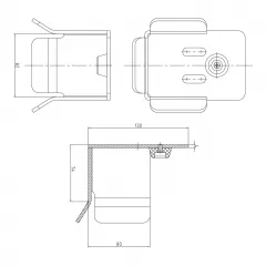Kit pentru porti culisante, 68X68  60.00P.69