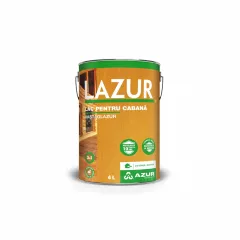Lac Azur lemn / cabana pin deschis 4 L