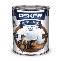 Lac pentru lemn Oskar Yacht 3 in 1, interior / exterior, 2.5 l, wenge