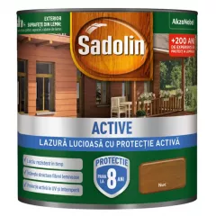 Lac Sadolin Active, culoare nuc, ambalare 0.75 L