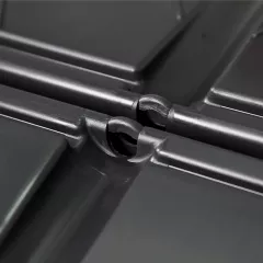 Lada pentru depozitarea materialelor organice, material PVC, culoare neagra, capacitate 740 L, 35624