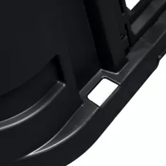 Lada pentru depozitarea materialelor organice, material PVC, culoare neagra, capacitate 740 L, 35624