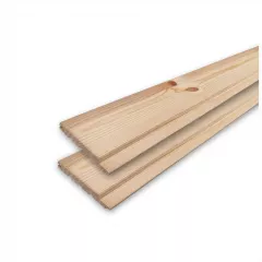 Lambriu lemn de rasinoase dimensiuni 12.5 x 105 mm, lungime 4 m, calitate BC, grosime 12.5 mm, culoare brad