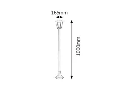 Lampa de podea, pentru gradina, Sorrento 8129