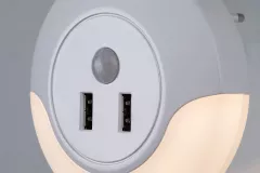 Lampa de veghe LED, Dembo, Rabalux 76012, prevazuta cu USB